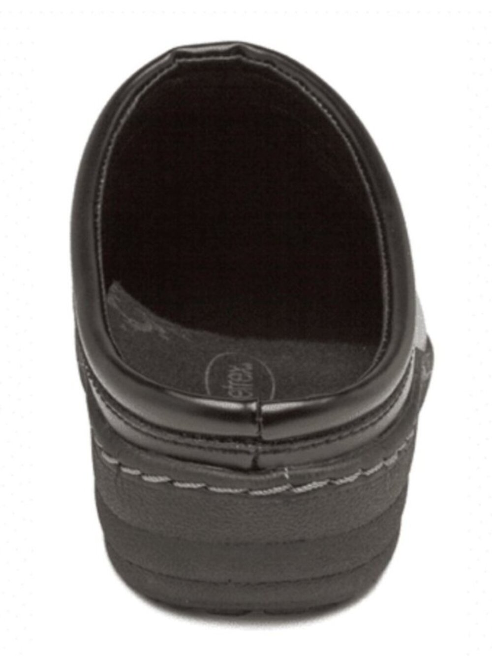 Ladies 7.5-8 Aertrex Robin slip resistant clogs black Leather arch support exc - Picture 3 of 15